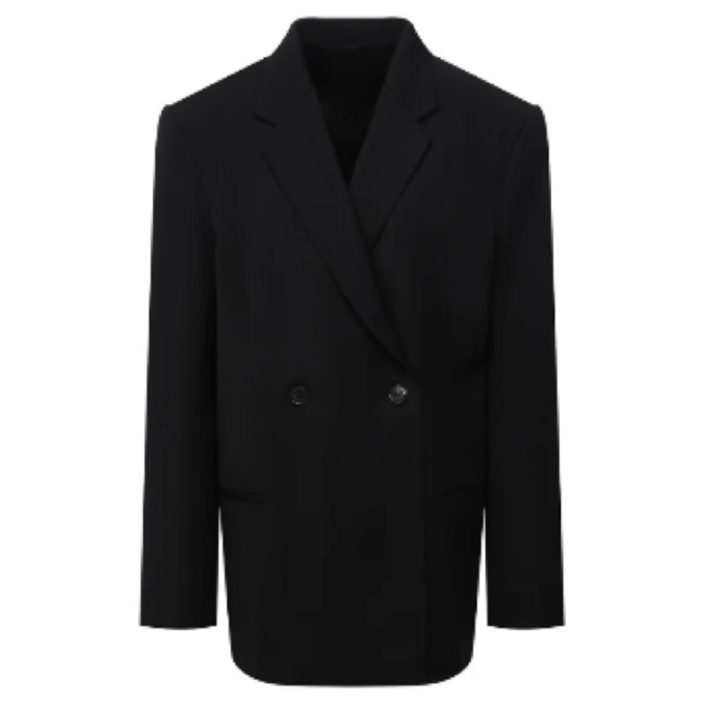 Toteme Wool Black Blazer - Picture 3 of 9